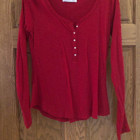 Abercrombie & Fitch Long Sleeved Henley, Medium - Picture 2 of 4